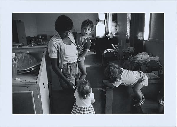 Michael RILEY | Margaret Hannah at the Robinvale Childcare Centre with Michelle, 1988