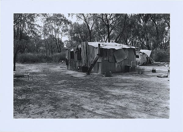 Michael RILEY | Former dwelling on the original campsite near the bridge, Robinvale, 1988