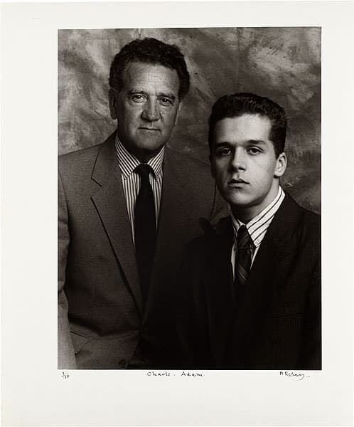 Michael RILEY | Charles and Adam Perkins, from Portraits by a window, 1990