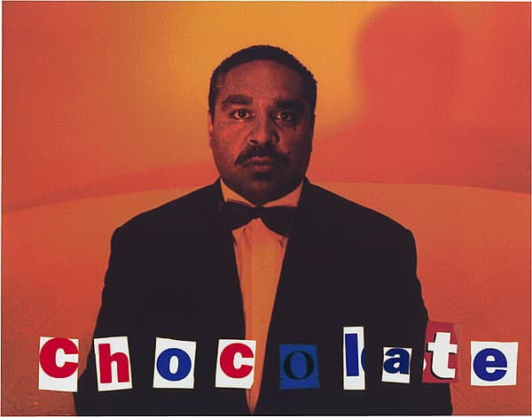 Michael RILEY | Chocolate, from the series 'They call me niigarr', 1995