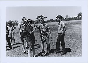 Michael RILEY | Bruce Baxter teaching culture at Robinvale Secondary College, from 'After 200 years', 1988