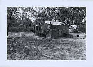 Michael RILEY | Former dwelling on the original campsite near the bridge, Robinvale, 1988