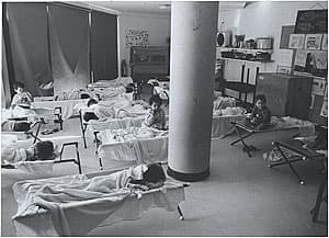 Michael RILEY | Murawina Child Care Centre [children in cots at Murawina, Eveleigh Street]