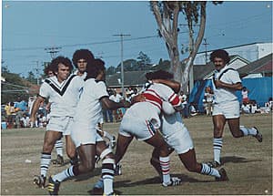 Michael RILEY | Redfern All Blacks in action (1979)