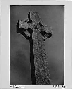 Michael RILEY | Untitled from the series Sacrifice [stone cross/crucifix], 1992