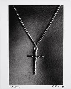 Michael RILEY | Untitled from the series Sacrifice [cross on chest], 1992