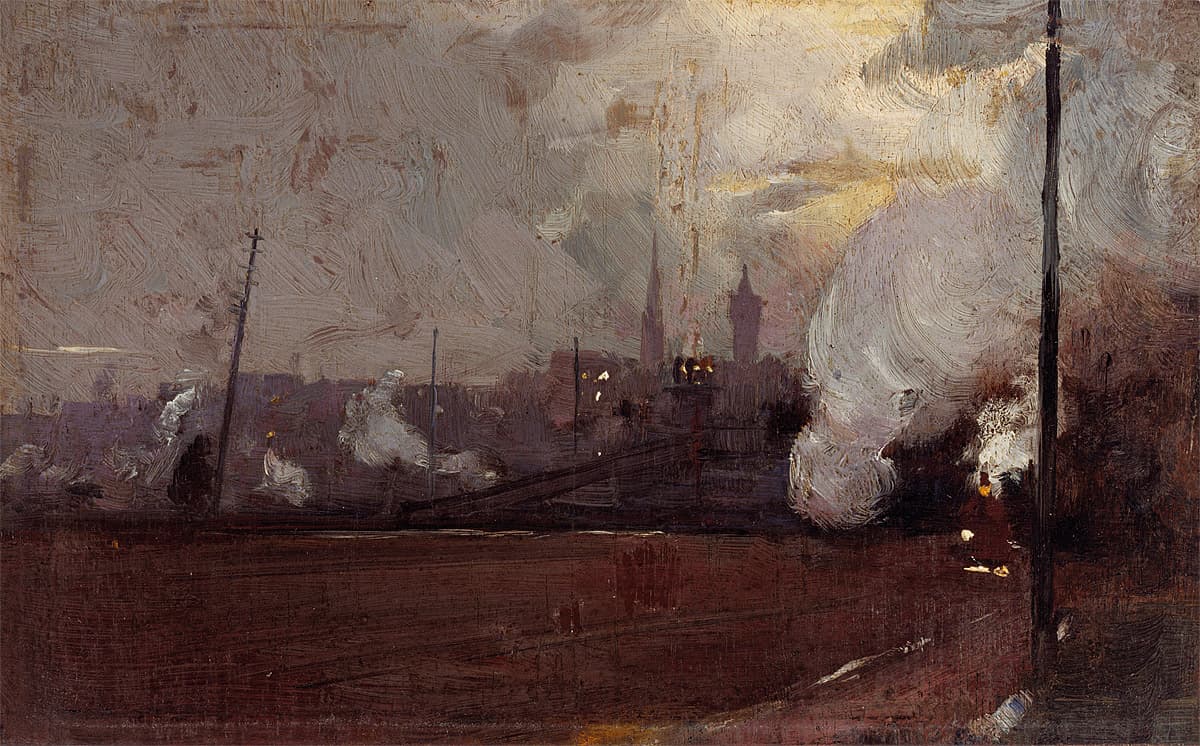 Tom ROBERTS | Evening train to Hawthorn