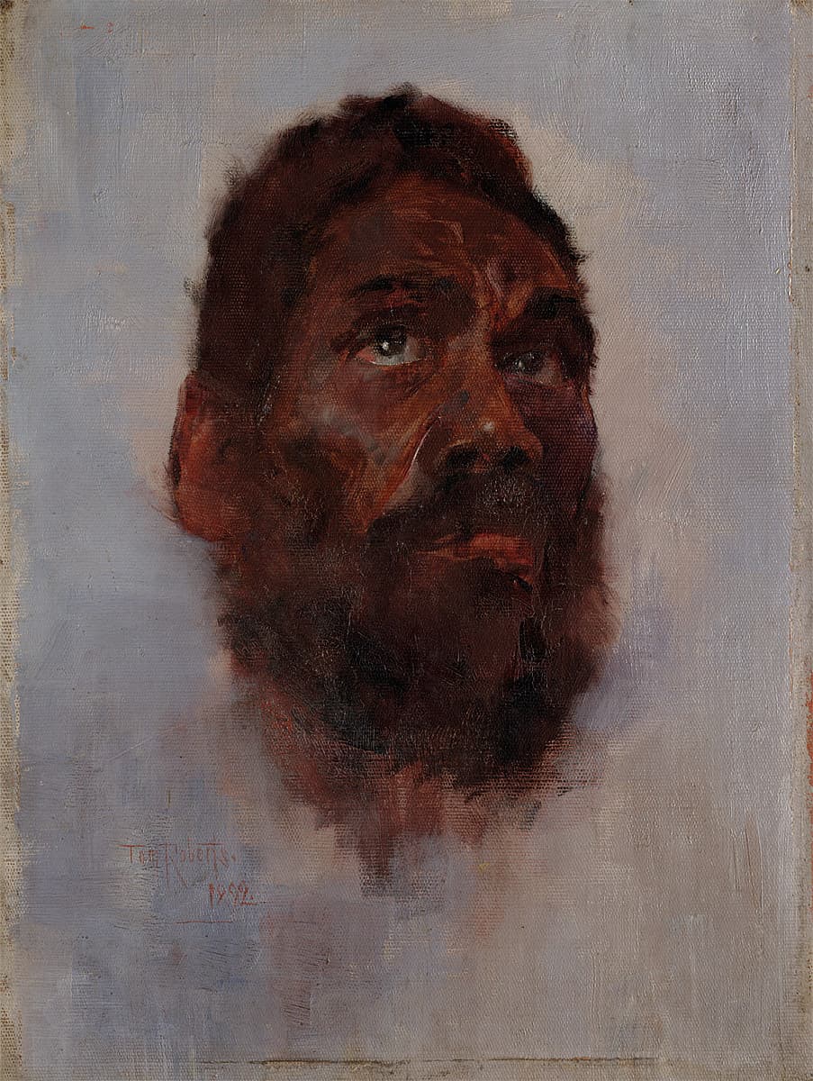 Tom ROBERTS | Aboriginal head, Charlie Turner