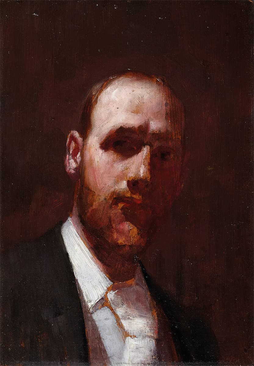 Tom ROBERTS | Head study (Self portrait)