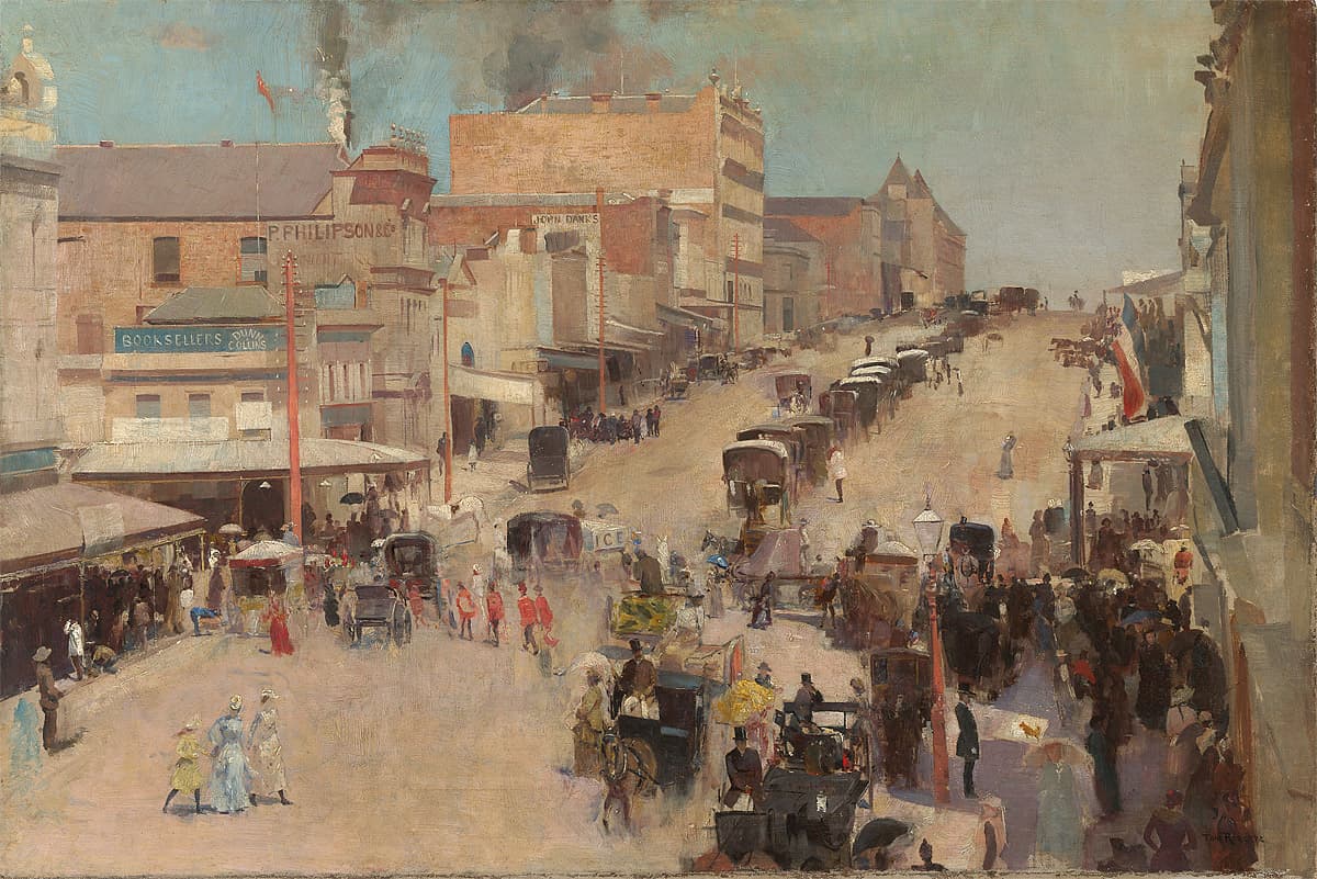 Tom ROBERTS | Allegro con brio, Bourke Street west