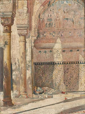 Tom ROBERTS | Basking - a corner in the Alhambra