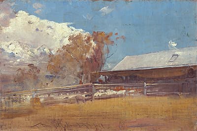 Tom ROBERTS | Shearing shed, Newstead