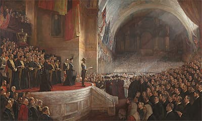 Tom ROBERTS | Opening of the First Parliament of the Commonwealth of Australia by H.R.H. The Duke of Cornwall and York (Later King George V), May 9, 1901