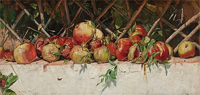 Tom ROBERTS | Still life with pomegranates