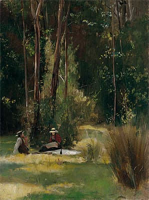 Tom ROBERTS | A Sunday afternoon picnic at Box Hill