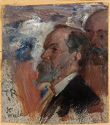 Tom ROBERTS | Sketch portrait - Senator J.T. Walker