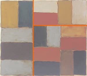 Sean SCULLY Red Merida 2002 oil on canvas Private Collection