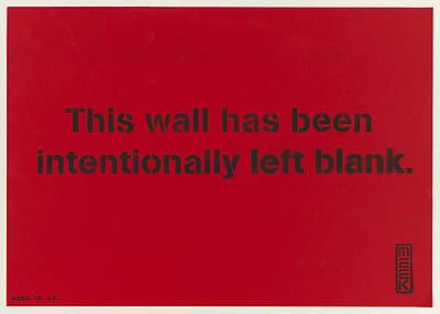  MEEK | This wall has been left intentionally blank.