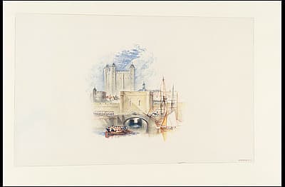 J M W TURNER | Traitor's Gate, Tower of London