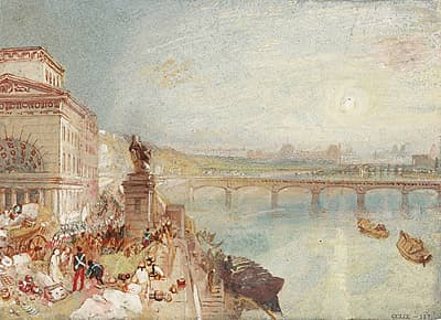 J M W TURNER | Paris from the Barrière de Passy