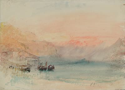 J M W TURNER | A Swiss lake