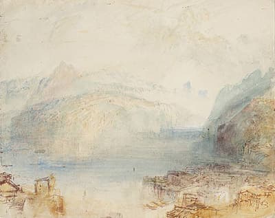 J M W TURNER | Lake Lucerne, from Brunnen: Sample study