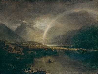 J M W TURNER | Buttermere Lake, with part of Cromackwater, Cumberland, a shower