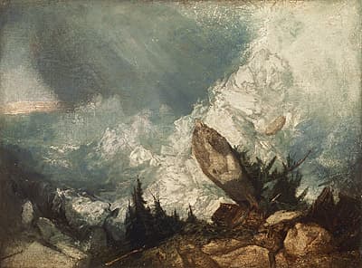 J M W TURNER | The fall of an avalanche in the Grisons