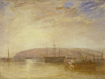 J M W TURNER | Shipping off East Cowes Headland