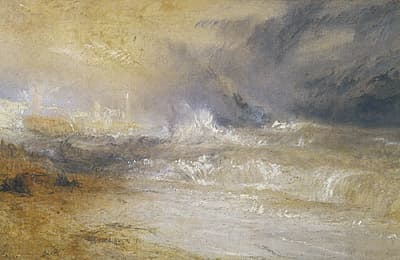 J M W TURNER | Waves breaking on a Lee Shore at Margate