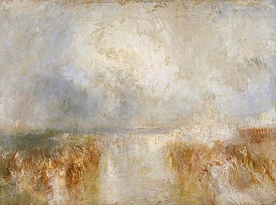 J M W TURNER | The arrival of Louis-Philippe at Portsmouth, 8 October 1844