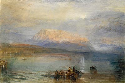 J M W TURNER | The red Rigi