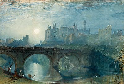 J M W TURNER | Alnwick Castle, Northumberland