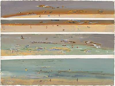 Fred WILLIAMS | Beachscape with bathers, Queenscliff IV