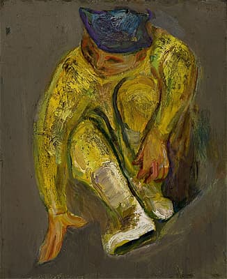 Fred WILLIAMS | Crouching figure (Chinese Classical Theatre)