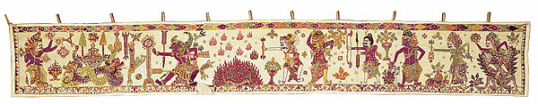   | Valance for a temple or pavilion (ider-ider)