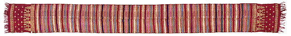   | Ceremonial textile [sabuk songket]