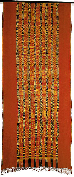   | Ceremonial hanging and shroud [pori lonjong]