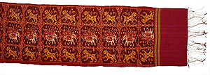   | Ceremonial breast cloth [kamben endek]