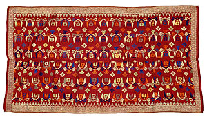   | Ceremonial textile [kain songket]