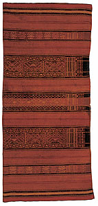   | Woman's ceremonial skirt [tapis tusukan ratu]