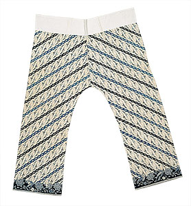   | Man's traditional wedding trousers [celana batik]